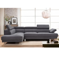 Canapé d'angle en tissu...