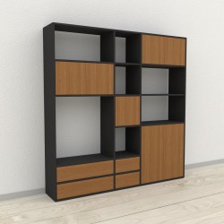 Bibliothèque - Chêne,...